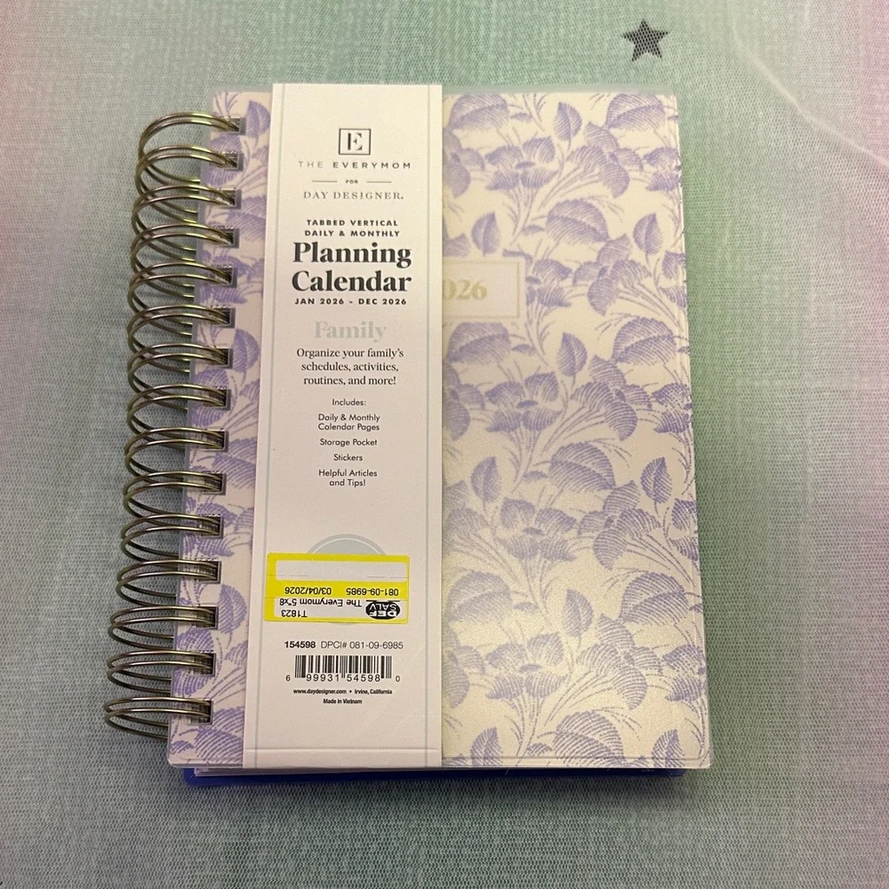 The Everymom Planning Calendar 2026 - Lavender Floral
